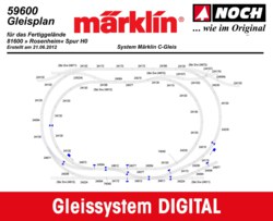 330-816001D Gleissystem Rosenheim H0 Märkl