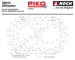 330-816105 Gleissystem Mittenwald H0 Piko