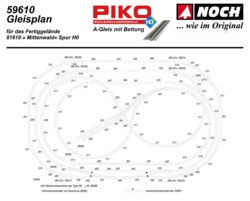 330-816107 Gleissystem Mittenwald H0 Piko