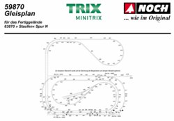 330-838702 Gleissystem Staufen N Minitrix