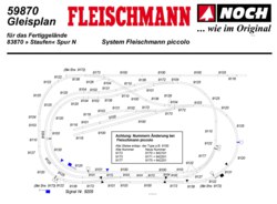 Miniatures : Noch 83870 - Plateau Staufen 1:160, 140, x 69 cm