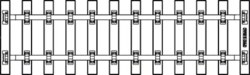 339-35230 G-Schwellenband 320 mm Piko Ga