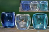 551-7036900 Windlicht 3tlg Glas lackiert b