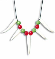 827-47351 Indianerkette, 5 Z�hne, bunt, 