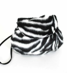 828-45705 Pl�schtasche Zebra Gurimo-tex,