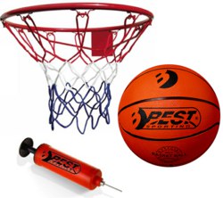 990-64034 Basketball-Set Metallkorb Ø 45